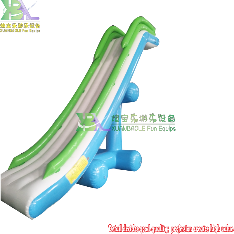 Water Play Equipment Inflatable Water Yacht Slide, Water Sport Inflatable Dock Slide For Boat