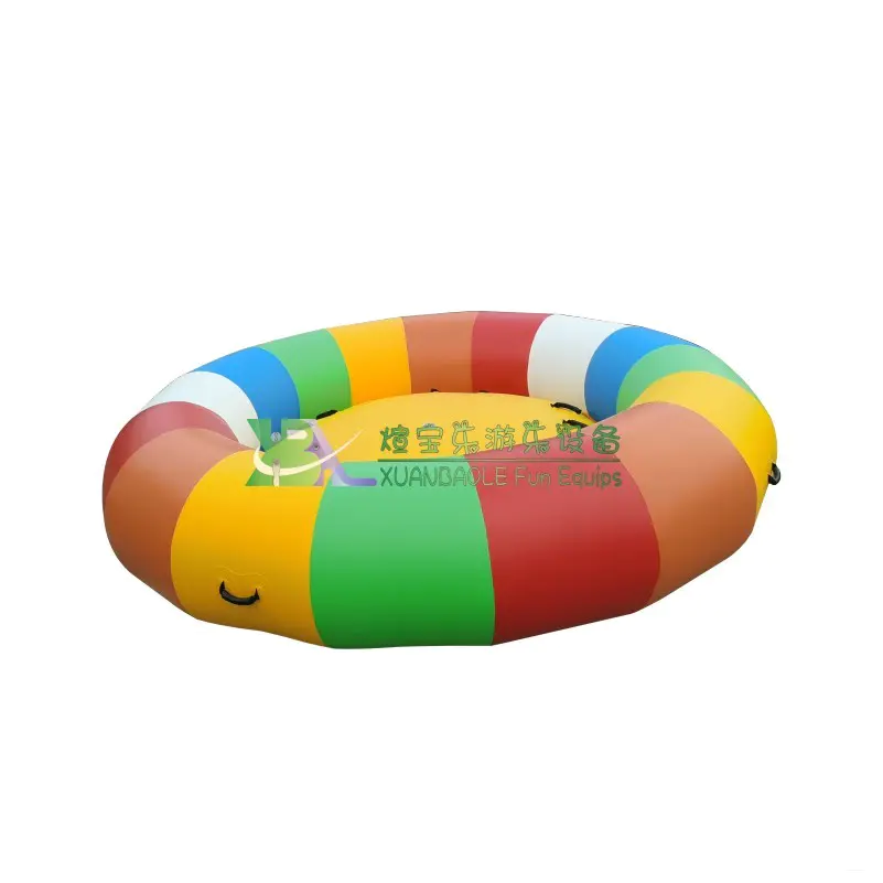 Water Sport Equipment Spinning Water Game Inflatable Whirling Disco Boat, Towable Twister