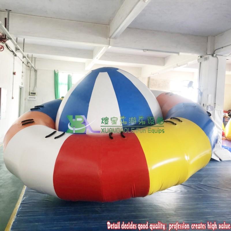 Commercial Inflatable Crazy UFO Water Sports Games Inflatable Disco Boat Towable