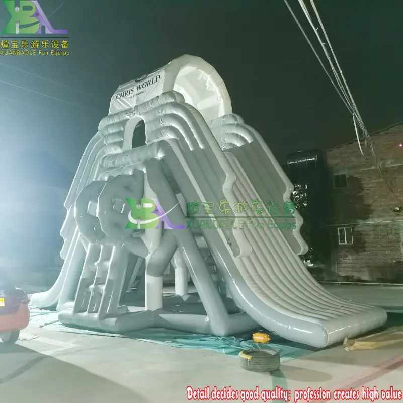 2023 Huge inflate water slide commercial large aqua slide for challenge China Factory