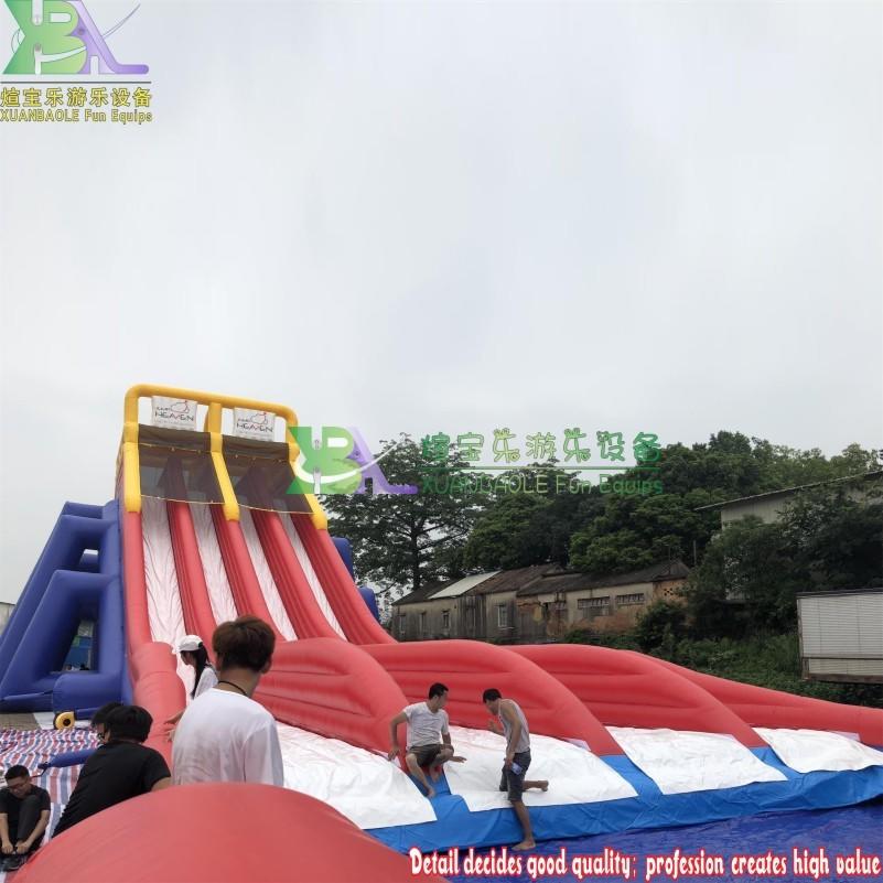 Customized OEM Designs PVC Inflatable Big Slide Hippo Water Slide From Guangzhou China