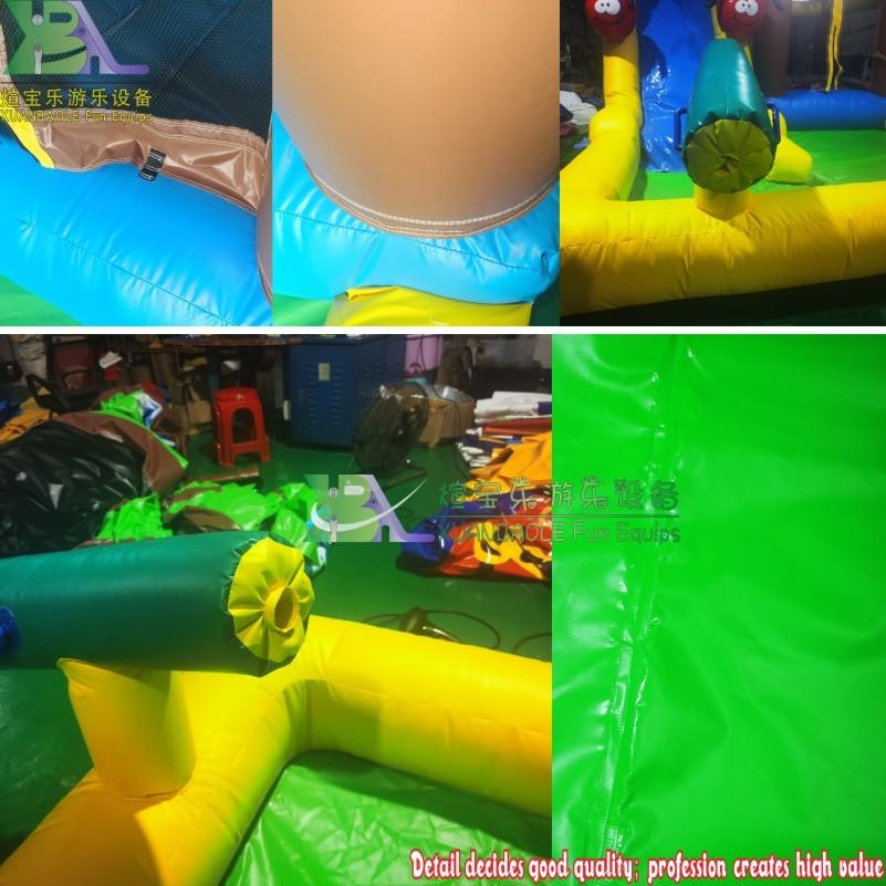 Honeybee Inflatable Jumping Castle With Slide Boucner House