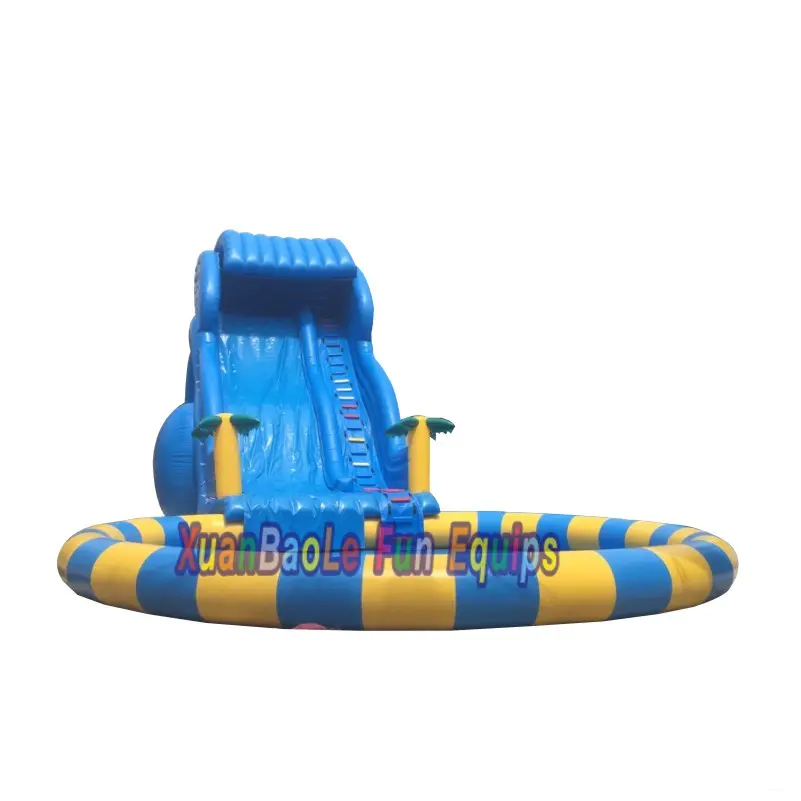 Water Amusement Park Big Desert Ground Pool adult inflatable pool slide
