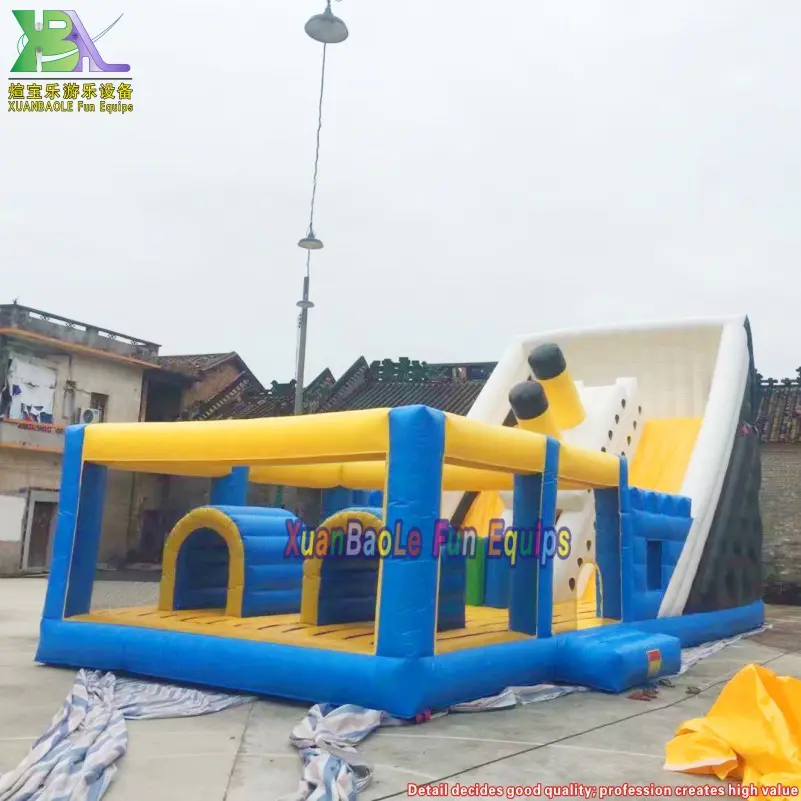 Titanic Adventure Inflatable Double Slides And Bounce House Inflatable Jumper Moonwalk Combo Slide Challenge