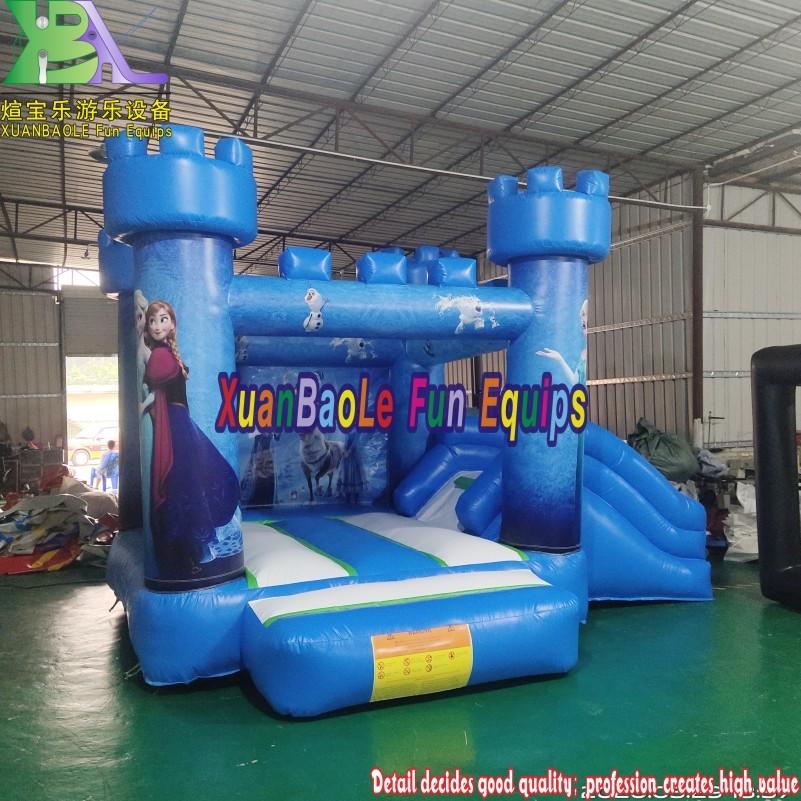 Commercial Frozen Movie Theme Bouncy Castle Inflatable Jumping Bouncer Castle For Kids Birthday Party
