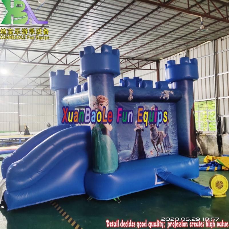 Commercial Frozen Movie Theme Bouncy Castle Inflatable Jumping Bouncer Castle For Kids Birthday Party