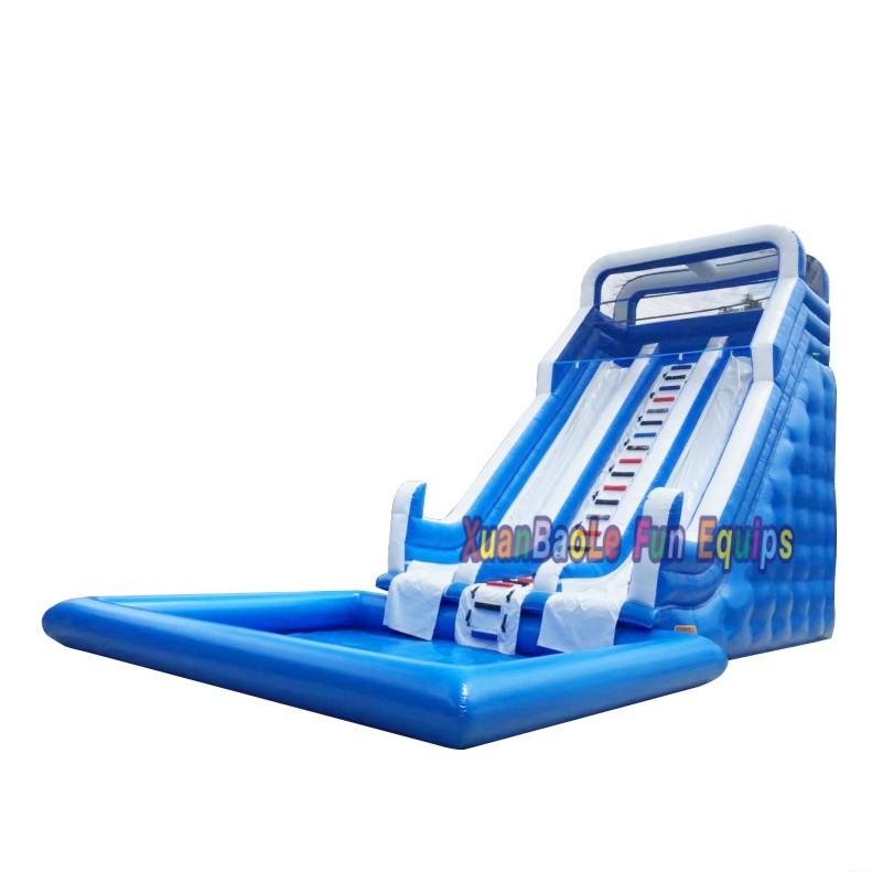 Crazy Water Fun World Large Inflatable Pool Slide Inflatable Water Amusement Park For Adults