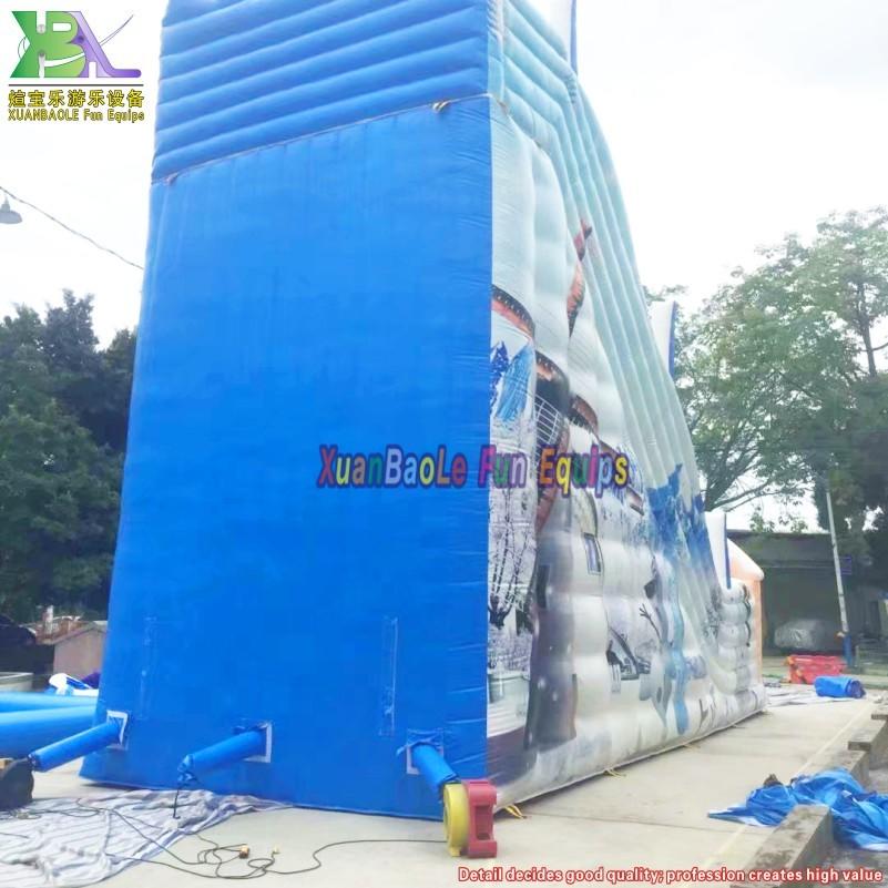 33Ft Tall Everest Inflatable Dry Slide / Everest Ice Slide / Inflatable Amusement Park Slide for Kids and Adults