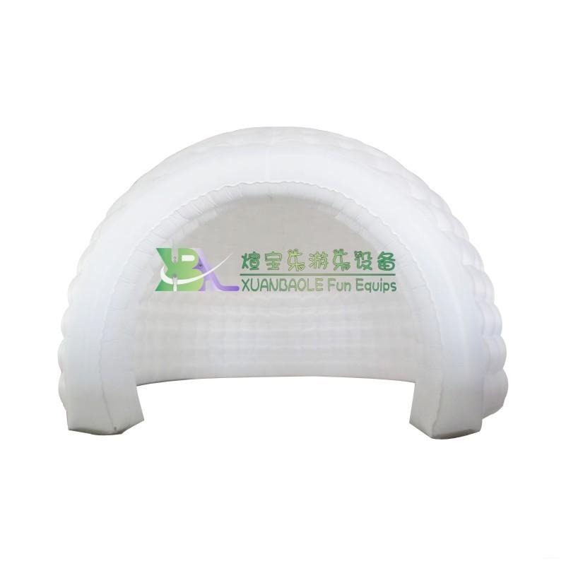 Indoor Or Outdoor Inflatable Dome Tent For Promotion / Blow Up Igloo With Door Curtain