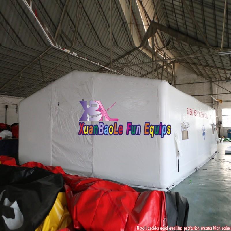PVC Tarpaulin Waterproof Custom Portable Inflatable Camping Tent, Emergency Shelter, Airport Inflatable Medical Tent