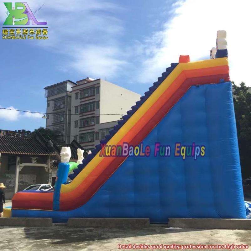 Attractive Mickey And Minnie Mouse Bouncer Castle Park Dry Slide, Mini Inflatable Cartoon Theme Giant Bouncer Slide