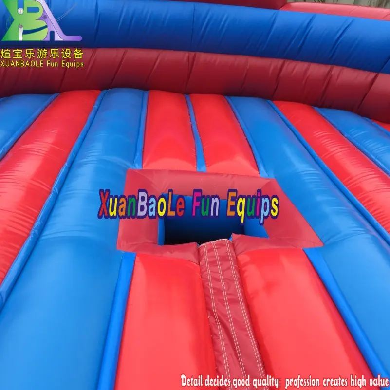Outdoor Interactive Sport Game 5m Dia Inflatable Rodeo Bull Ride, Inflatable Bullfighting Machine For Entertainment Trampoline Park