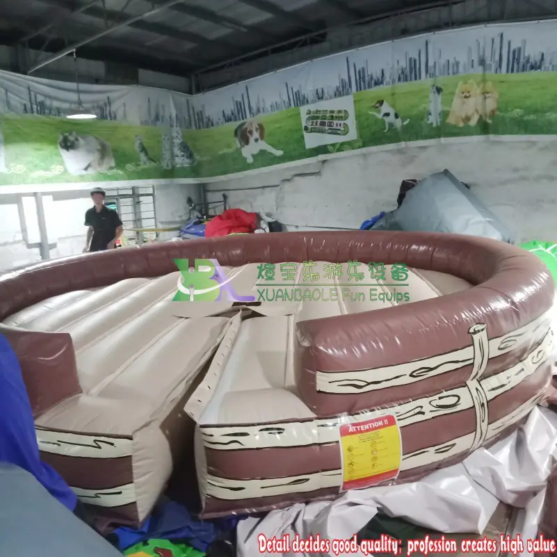 Entertainment Fun Park Games Exciting Kids N Adults Inflatable Mechanical Bull Horse For Rent