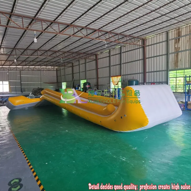 2022 New Inflatable Water Park Equipment inflatable floating water slide With Logo For Adults And Children