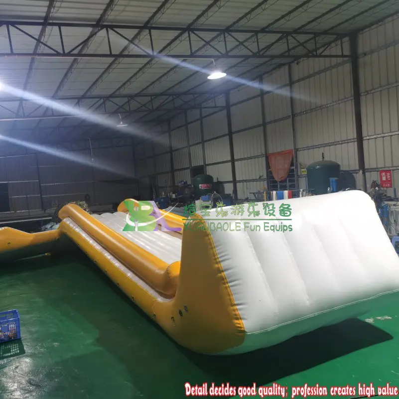 2022 New Inflatable Water Park Equipment inflatable floating water slide With Logo For Adults And Children