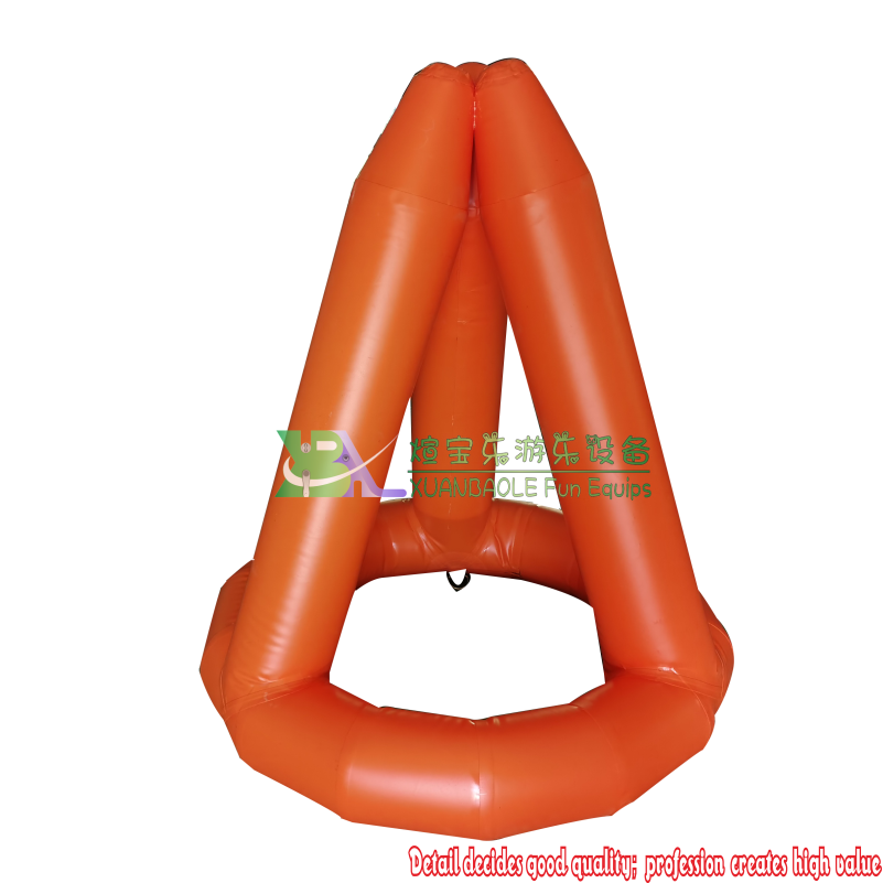 Custom Water Floating Mask Inflatable Air Buoys Swim Triathlon Marking Inflatable Buoy For Racing Markers