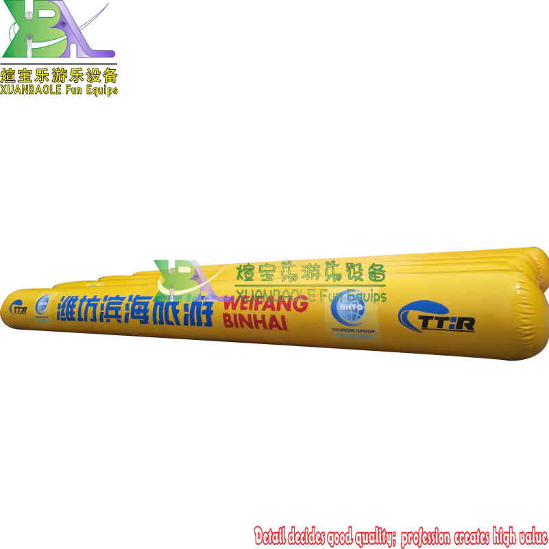 Factory PVC 1m*10mh Long Cylinder Floating Regatta Buoy Inflatable Summer Water Buoy China With Printing