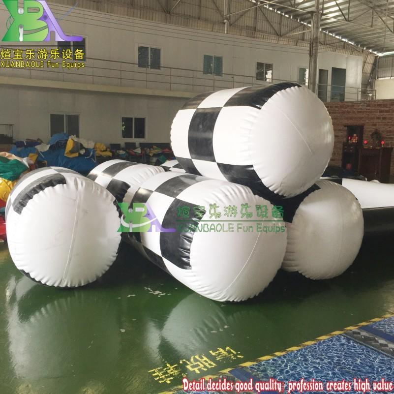 Inflatable Floating Cylinder Buoys Inflatable Water Warning Tube Buoys Water Safety Barriers