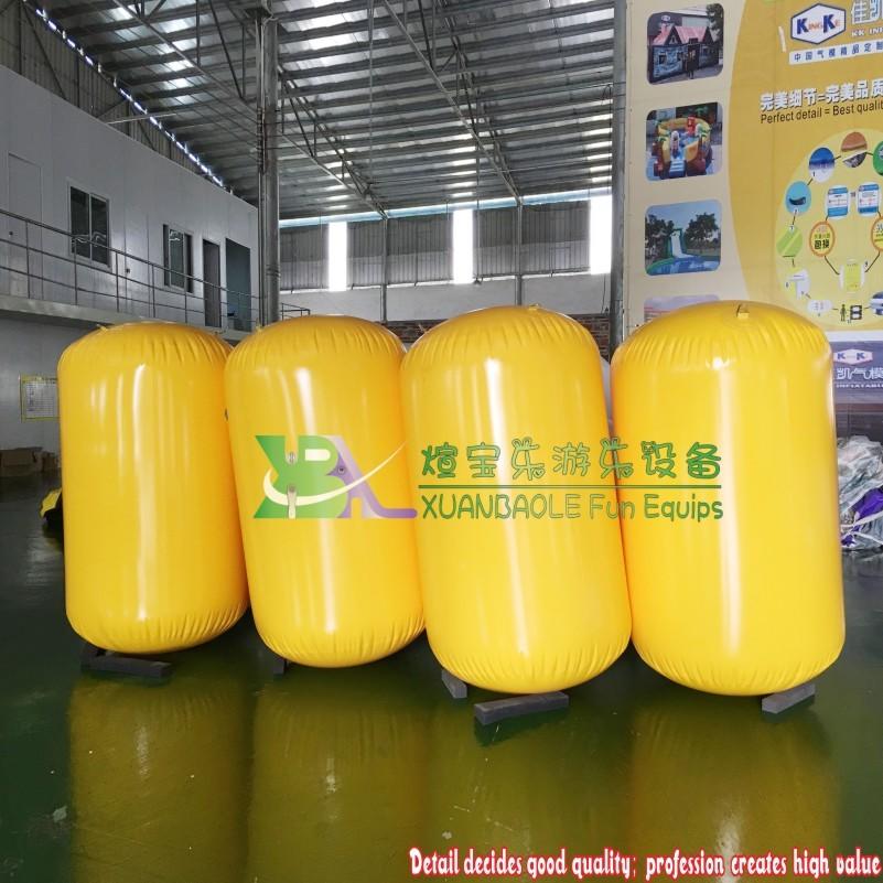 Open Water Cylinder Race Marker Inflatable Water Floating Swim Buoys, Customized Stable Inflatable Floating Buoy