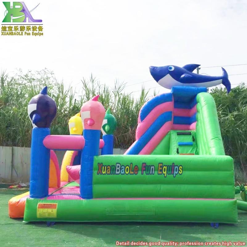Inflatable Ocean World Combo slide Kids Lovely Bouncy Jumper 5 in 1