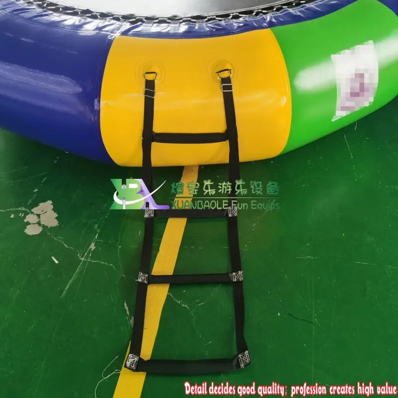 16ft Jumping Water Trampoline Family Use Inflatable Water Toys Waterproof PVC