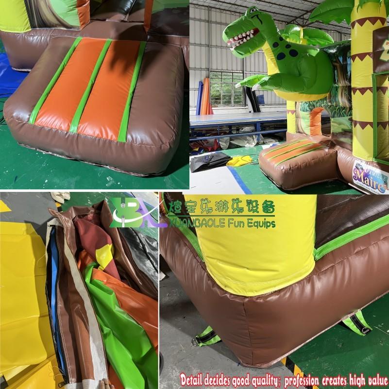 Mega Dinosaur Playland Inflatable Dino World Bounce House Combo For Kids Amusement Park Party Or events