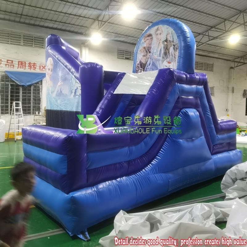 Attractive Elsa jumping castle Frozen bounce slide combo bouncy castle