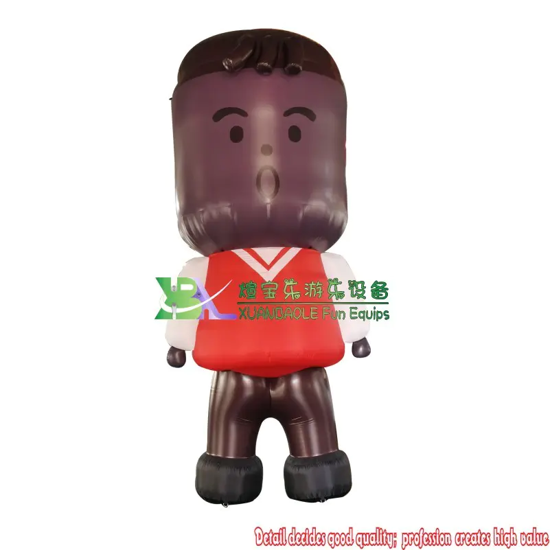 Outdoor Oxford cloth Custom design Giant advertising cartoon boy mascot inflatables for advertising