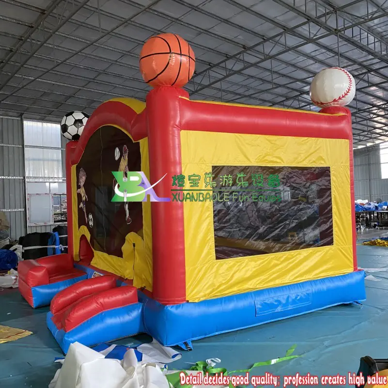 Commercial Grade Inflatable Super Sports Arena Bouncer Bouncy House