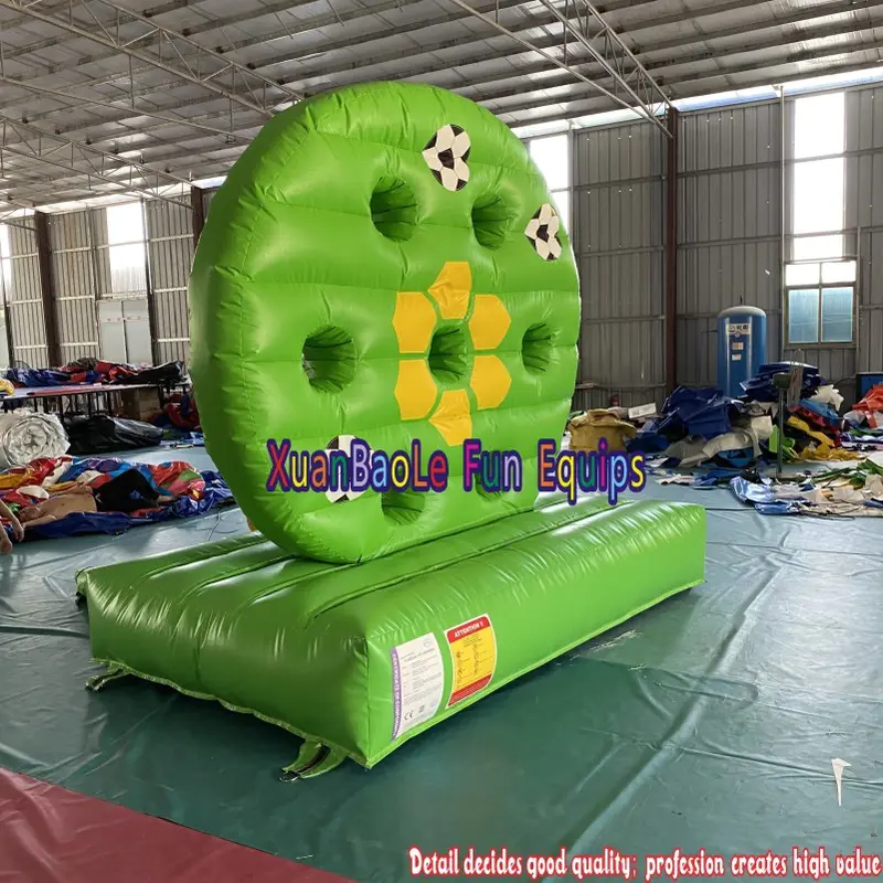 Carnival Sport shooting Games/ Popular Outdoor Inflatable Football Shooting Goal,Inflatable Soccer Toss Sport Games