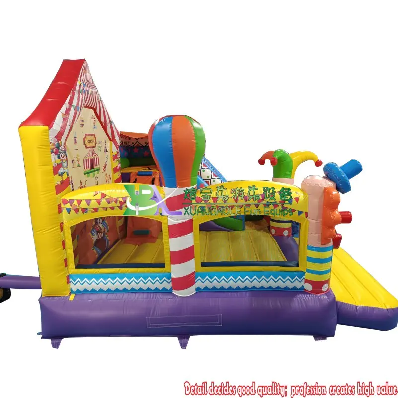 Carnival Circus Playground Bouncy Castle Combo Inflatable Bouncer