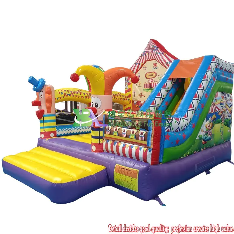 Carnival Circus Playground Bouncy Castle Combo Inflatable Bouncer
