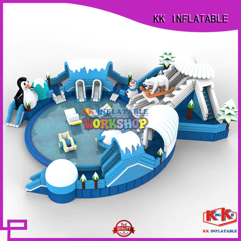KK INFLATABLE large inflatable theme playground good quality for beach