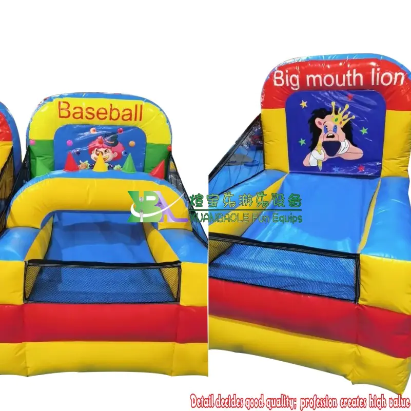 4-in-1 Sports Adult Carnival Connect A Row Inflatable Carnival Games, Interactive Inflatable Sports Game