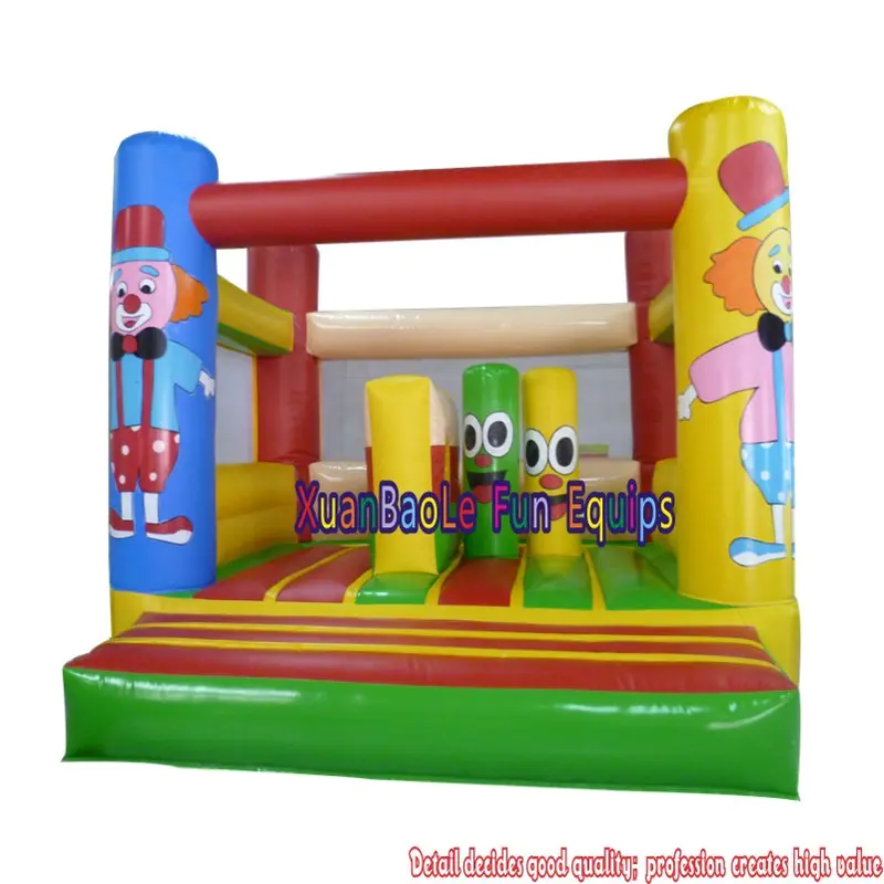 Regular Inflatable Circus Clown Bounce House, Party Circus Clown Medium Jumping Castle