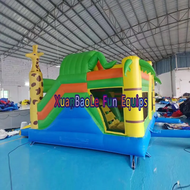 12 Years Gorilla Inflatable Bouncer Combo Children Jumping Castle For Garden / Playground