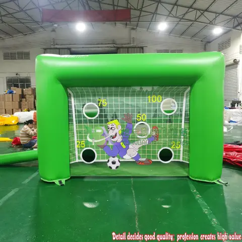 World Cup Inflatable Football Goal Sport /Soccer Penalty Shootout Games For Fun