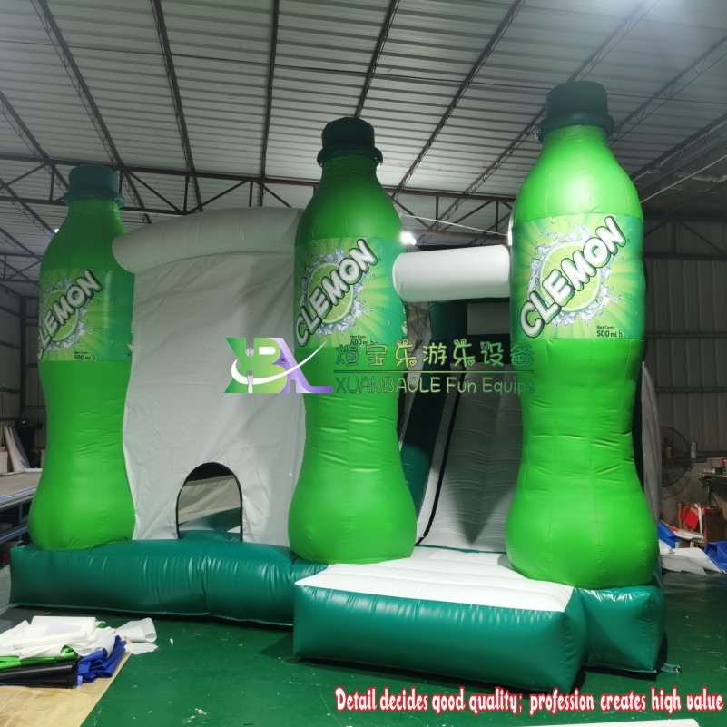 Factory Custom Lemonade Jumping Inflatable Bounce Castle Outdoor Inflatable Bouncing Combo game