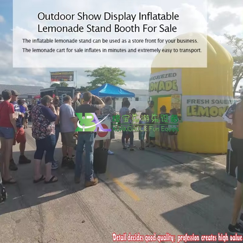 Innovative Inflatable Lemon Kiosk Hits the Market