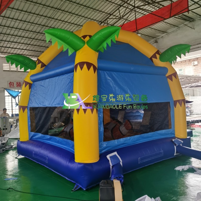 The Octopus Bouncy Slide Jumping House Combo With Lovely Fish Cartoons
