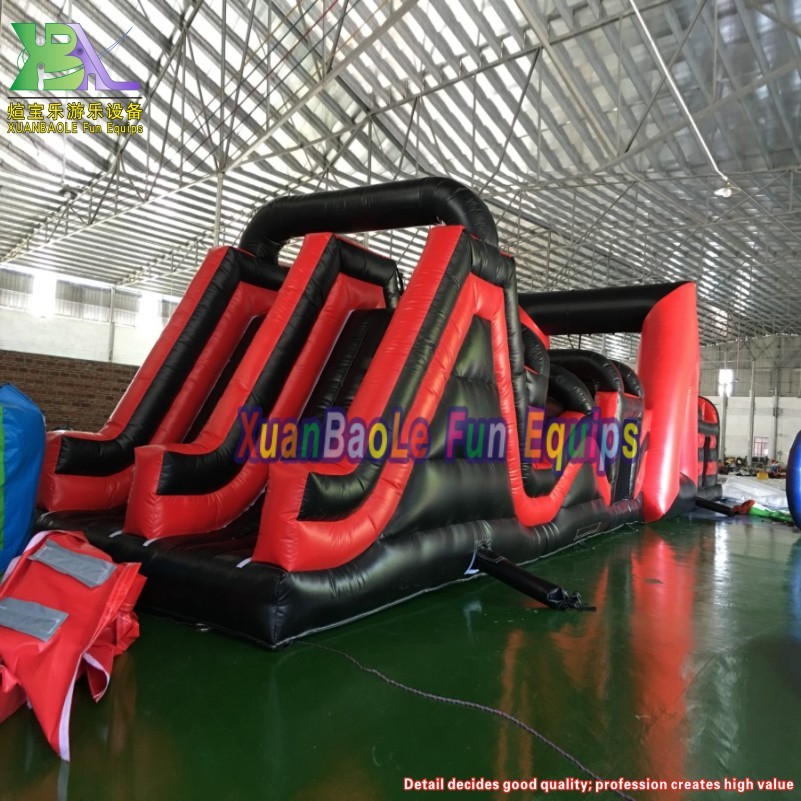 20m Long Radical Run inflatable obstacle course sport games for party rental