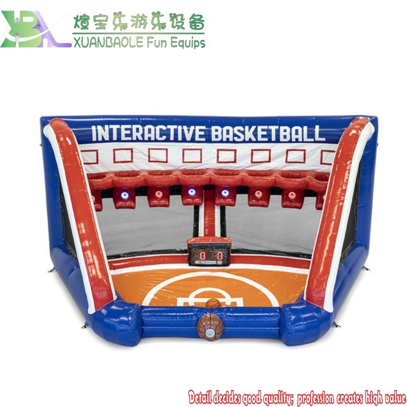 Basketball Inflatable Combi Sport Arena with IPS System, Inflatable Sports Shooting Game