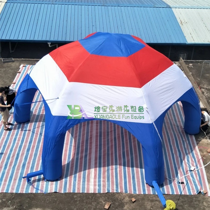 Customized 10m Inflatable Spider Tent Dome, Oxford Inflatble Tent With 6 Legs