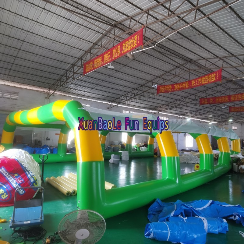 Outdoor Inflatable Arched Net Sunroof, Airtight Inflatable Swimming Pool Cover Tent