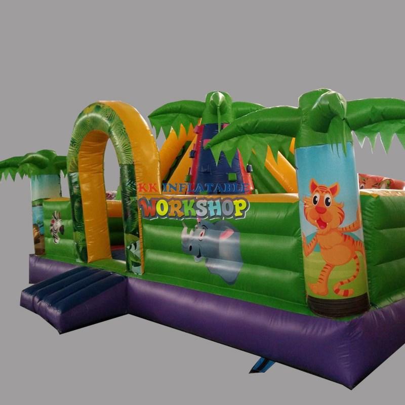 KK INFLATABLE trampoline jumping castle supplier for playground-1