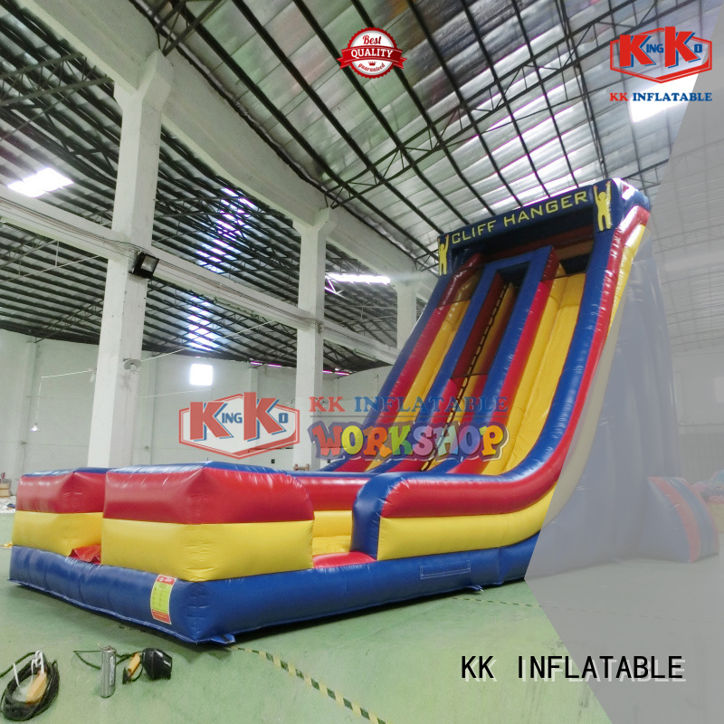 KK INFLATABLE jump bed blow up water slide colorful for swimming pool