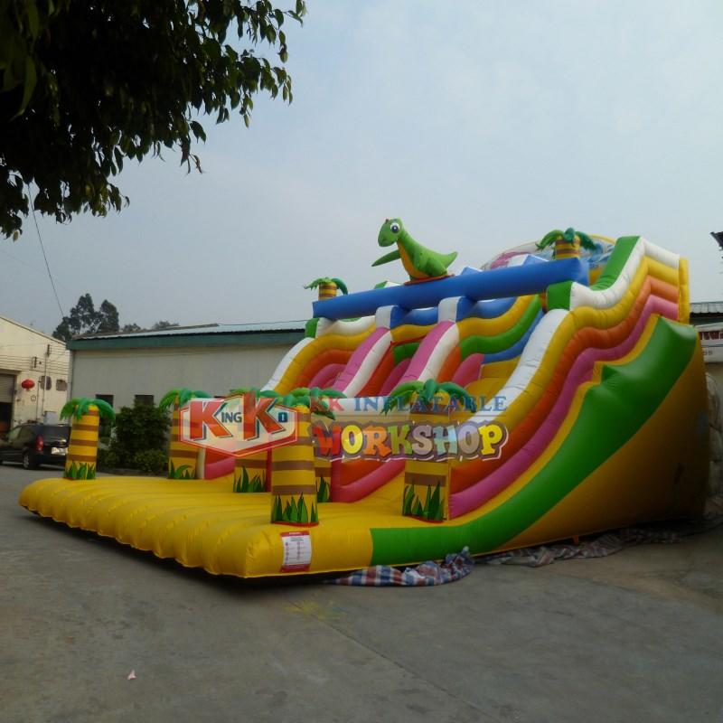 KK INFLATABLE castle bouncy slide supplier for parks-2