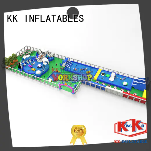 KK INFLATABLE creative design inflatable theme playground good quality for paradise