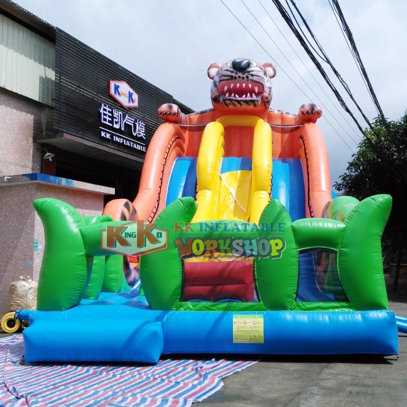 KK INFLATABLE customized big water slides colorful for paradise-3