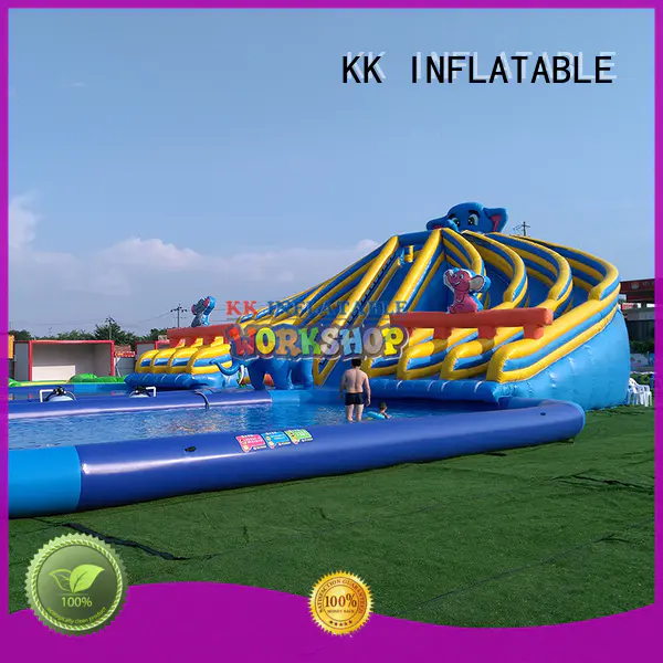 KK INFLATABLE huge inflatable floating water park factory direct for beach seaside